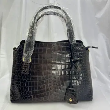 Leather Jewels 엠보 크로커 토트백 미사용품