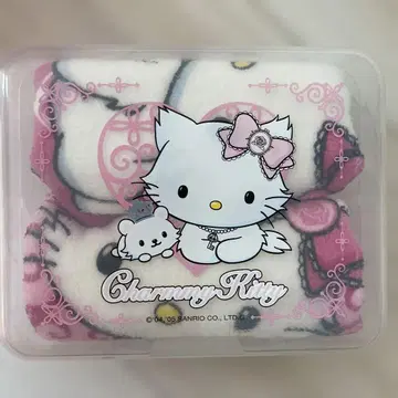 Charmmy Kitty 핸드 타월 2매 세트 (케이스 포함)