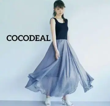 COCODEAL 네이비 슬리브리스 롱 원피스 사이즈 1