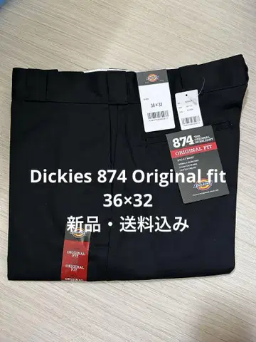 36 x 32 블랙 디키즈 874 워크 팬츠