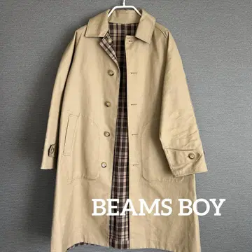 [ BEAMS BOY ] 빔즈 보이 리버서블 스텐카라 코트