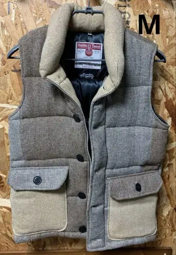 Dunn & Co. 해리스 트위드 다운 베스트 M