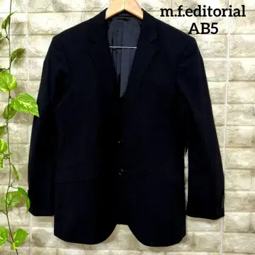 MF에디토리얼 테일러드 자켓 (AB5) 블랙 포멀 울 혼방