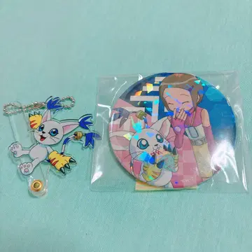 디지몬 어드벤처 02 홀로그램 캔뱃지 외 야가미 히카리
