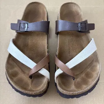 Papillio 샌들 가죽 브라운