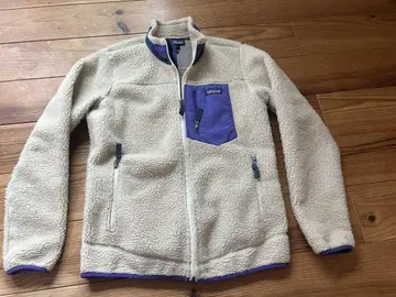 patagonia 레트로x 플리스 자켓 M 크림/퍼플