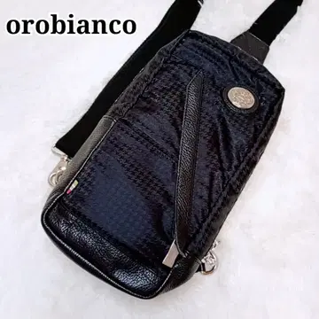 Orobianco 오로비안코 바디백 크로스백 나일론 가죽