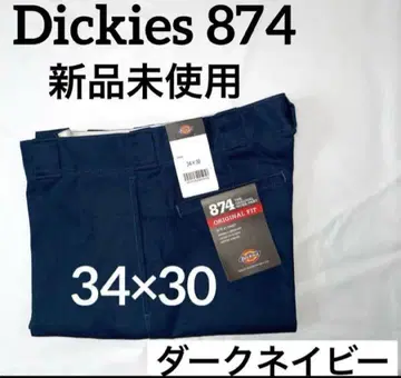 Dickies 874 워크 팬츠 다크 네이비 34 x 30