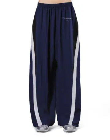 2LINE ADJUSTABLE WIDE TRACK PANTS NAVY