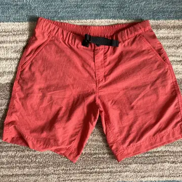 THE NORTH FACE 빨간색 나일론 숏팬츠