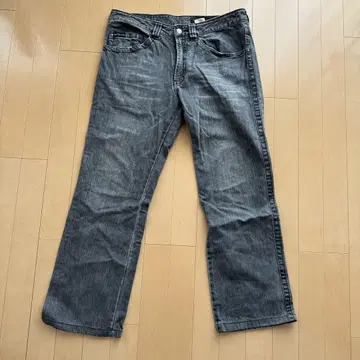 Calvin Klein Jeans 스트레이트 데님 다크 그레이