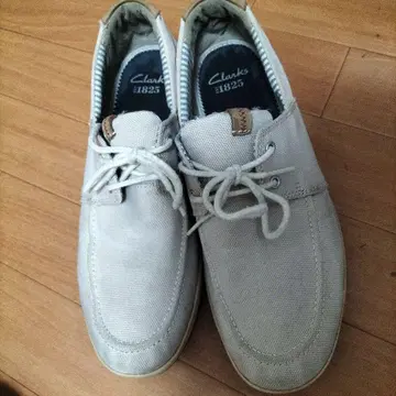 Clarks 11825 라이트 그레이 데크 신발