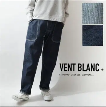VENT BLANC+ 인디고 스트레이트 데님