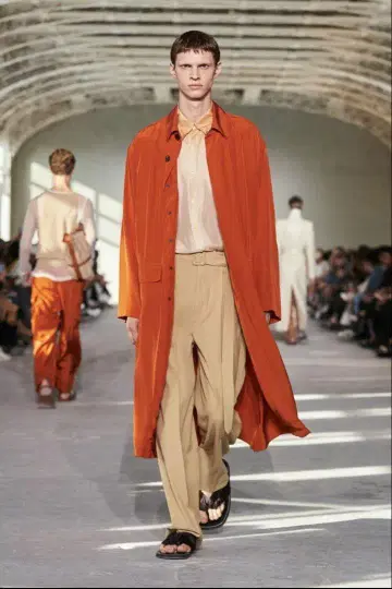 dries van noten 24ss 벨티드 슬랙스