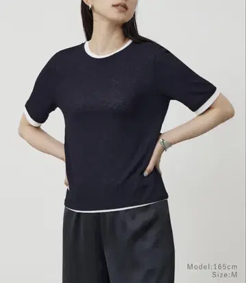이번 시즌 새상품 플라스테 시어 레이어드 3WAY 티셔츠