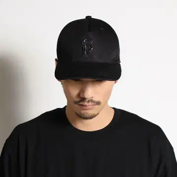 SHRINE 6 PANEL CAP METAL PLATE BLACK