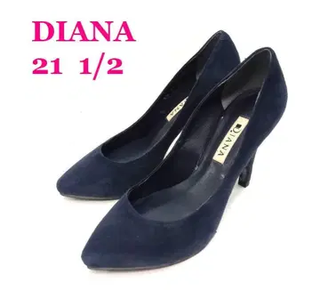 DIANA / 다이애나 네이비 스웨이드 하이힐 펌프스 21 1/2