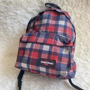 EASTPAK USA 패디드 패커 백팩 체크 레드
