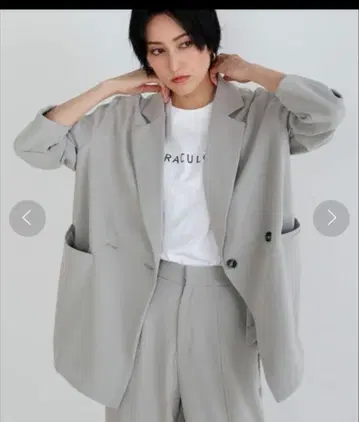Bou Jeloud 루즈 테일러드 자켓 택 포함