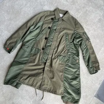 sacai (사카이) COTTON NYLON OXFORD COAT