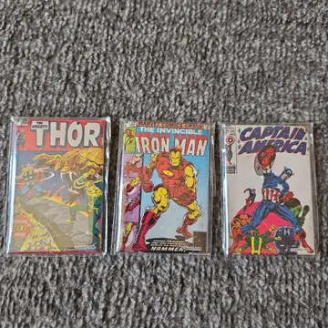 MARVEL 코믹 캔뱃지 3개 Set