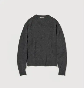 auralee LIGHT CASHMERE KNIT V-NECK P/O