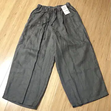 무인양품 프렌치 린넨 이지 와이드 팬츠