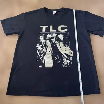 TLC 그래픽 티셔츠 XL 블랙