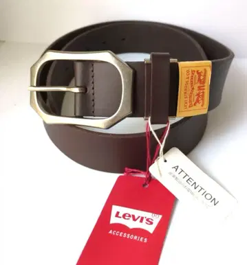 미사용*Levi's 가죽 벨트 브라운 40cm 폭