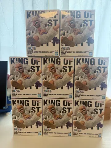 원피스 KING OF ARTIST 루피 8개 세트