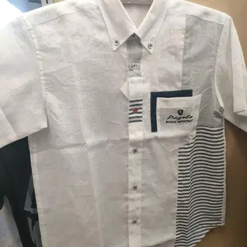 Pagelo 린넨 반팔 셔츠 M