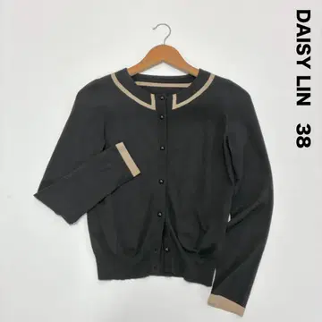 DAISY LIN 데이지린 트롱프뢰유 가디건 38 다마시에
