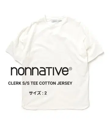 nonnative / CLERK S/S TEE COTTON JERSEY