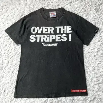 OVER THE STRIPES GREMMIE 티셔츠 M 빅 로고 62