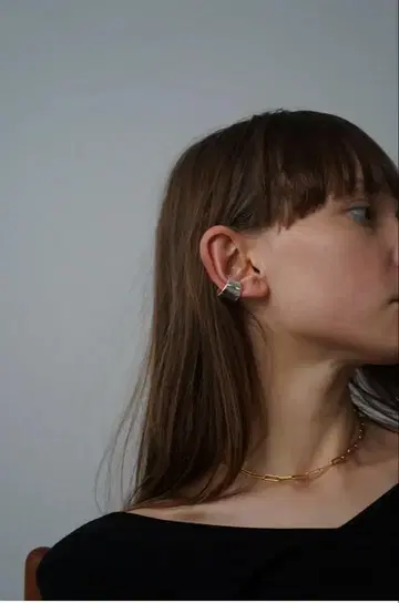 TEN. x CLANE EAR COMBI AMPLE RING / 실버
