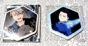 유리!!! on ICE 은반 캔뱃지 빅토르 유리 2종