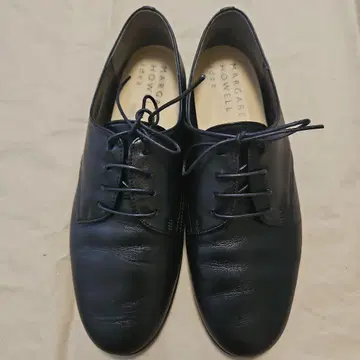 MARGARET HOWELL idea 블랙 가죽 신발 24cm