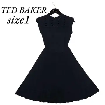 [컨디션 최상] TED BAKER 슬리브리스 원피스 A라인 컷워크 1