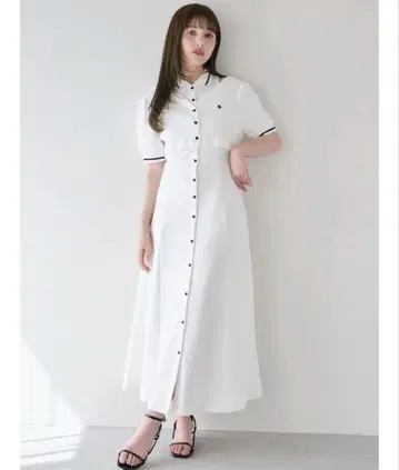 dazzlin [ POLOBCS 콜라보 ] 레이어드 폴로 원피스