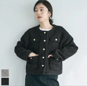 coca 보아 금장 버튼 자켓