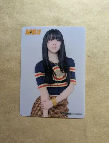 ME:I 타카미 아야네 MIRAI HMV 특전 클리어 트레이딩 카드