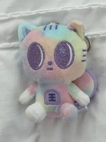 다고냥 키링 레인보우 뿔바투