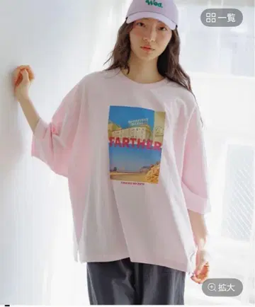 니코앤드 백 부백 CITY 포토 티셔츠