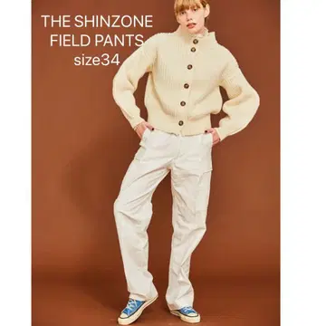 THE SHINZONE 화이트 카고 팬츠 size 34