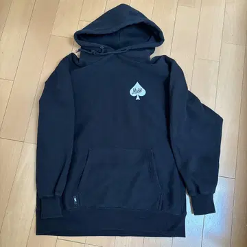MOOB 블랙 후드티 XL