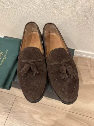 CROCKETT&JONES/CAVENDISH3 스웨이드 다크 브라운