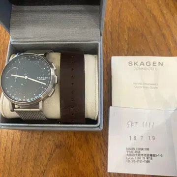 SKAGEN 남성용 손목시계, 교체용 벨트 포함