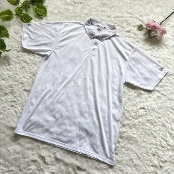 XXL 사이즈 뉴에라 자이언츠 콜라보 반팔 피케 셔츠 속건성 소재