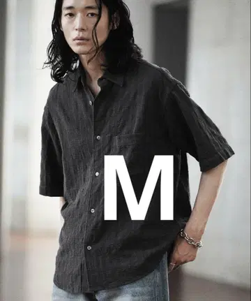 GAUZE MESH CHECK H/S SHIRT