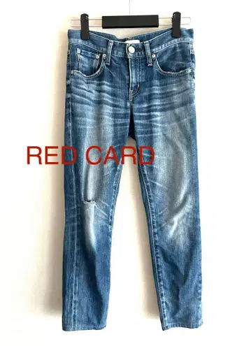 RED CARD 25주년 기념 모델 스트레이트 데님 사이즈 22